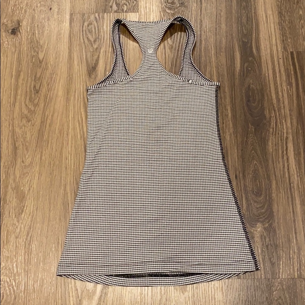 Lululemon checkered Racerback Workout Top - Picture 3 of 5